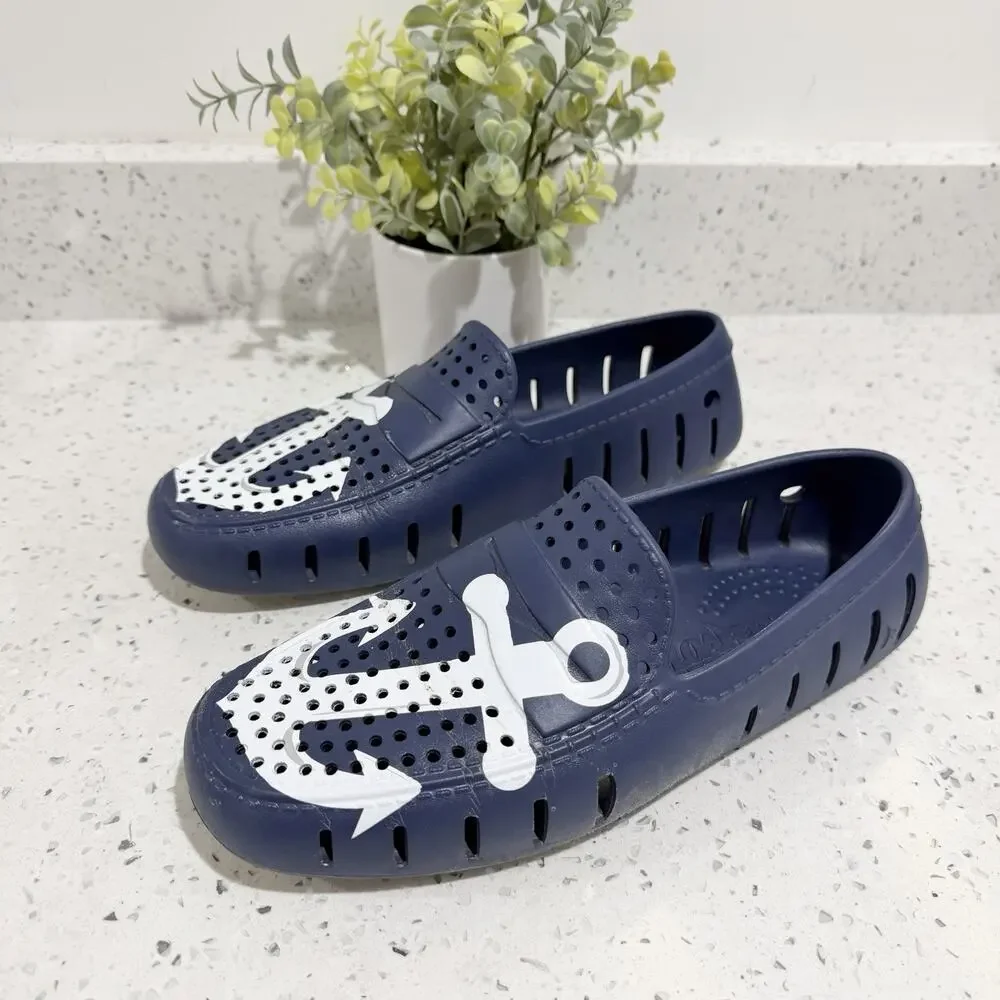 Floafers Country Club Men's 3.0 Driver Foam Shoe Anchor Nautical Waterproof 9